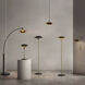 Rancho Mirage LED 16 inch Matte Black and Weathered Brass Wall Sconce Wall Light
