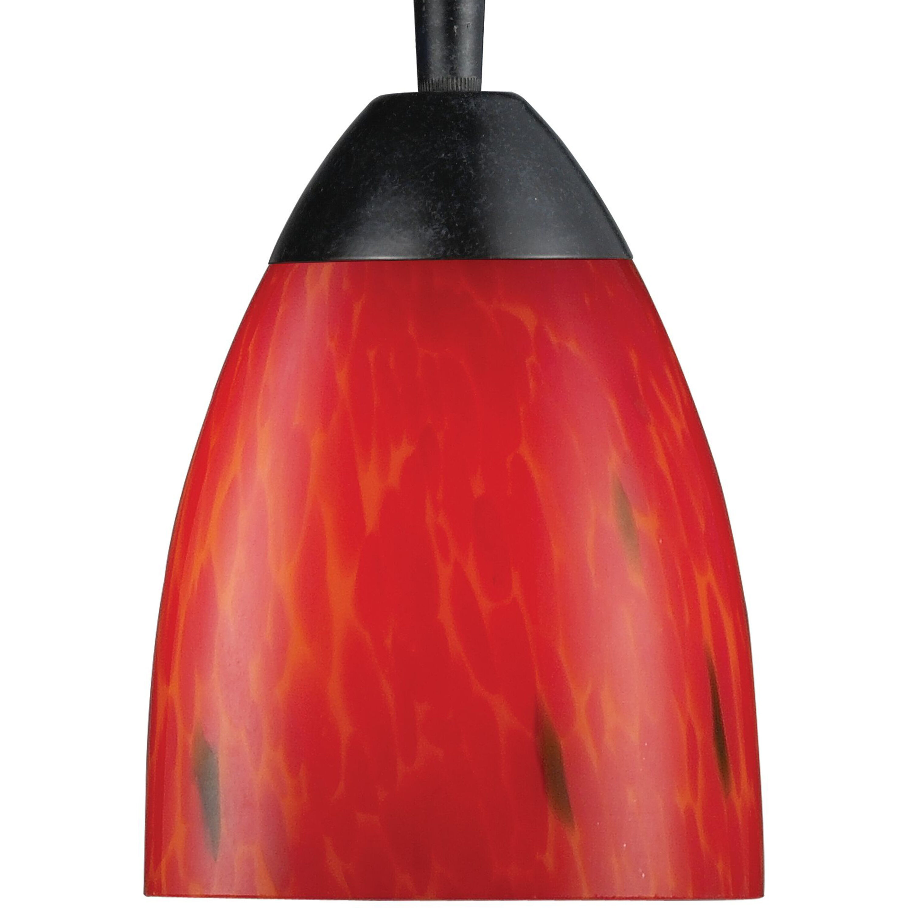 Celina 22 inch 60 watt Red with Dark Rust Swingarm Sconce Wall Light