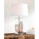Magelian 32 inch 150.00 watt Polished Nickel Table Lamp Portable Light