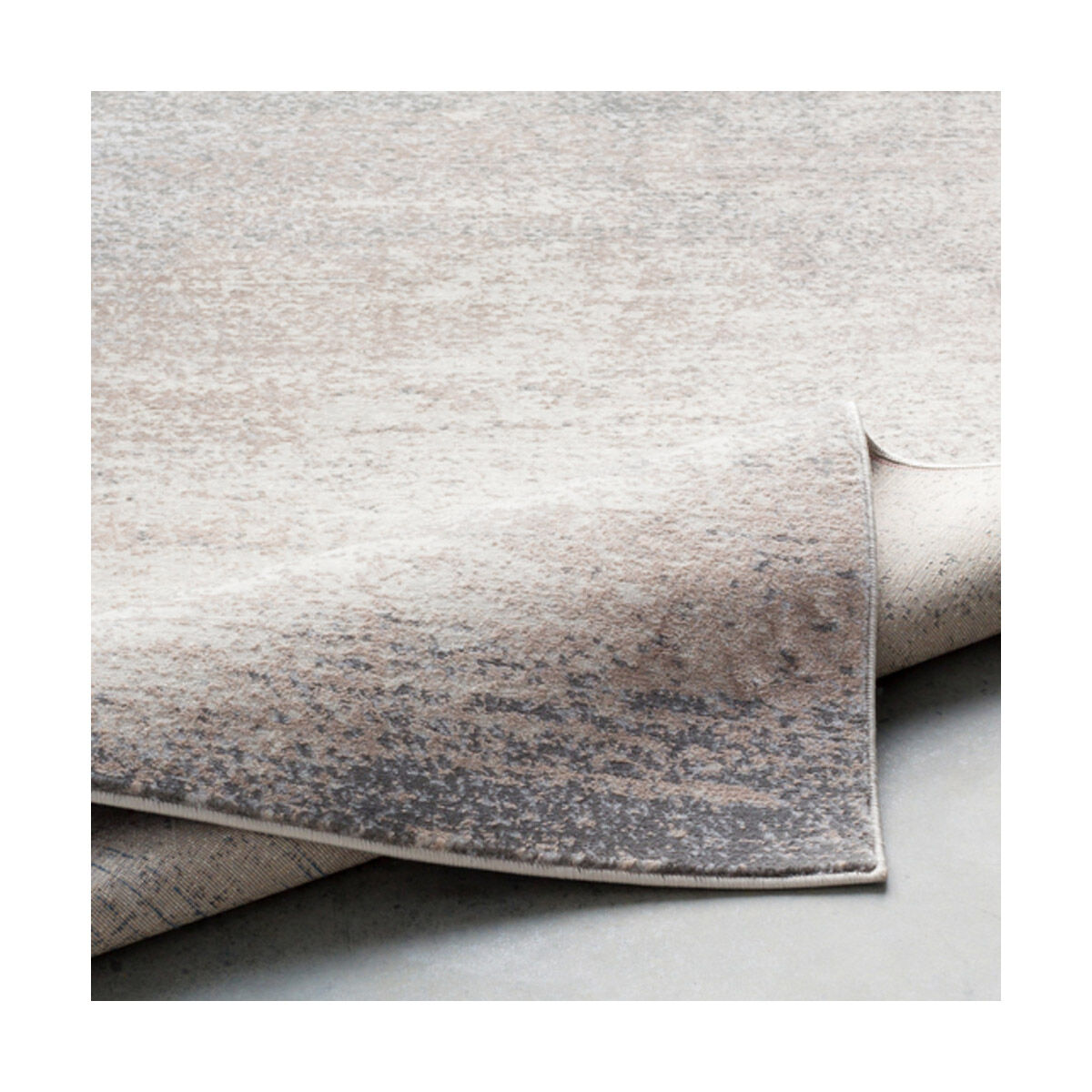 Amadeo 94 X 28 inch Dark Brown/Taupe/Cream/Ivory Rugs, Polypropylene and Polyester