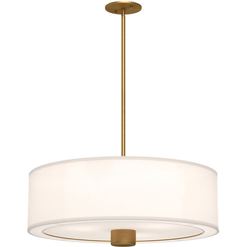 Theo 3 Light 24.13 inch Aged Gold Pendant Ceiling Light