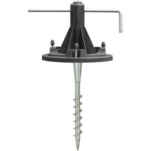 EZ Anchor LED 24 inch Black Post Lighting, Easy Installation 