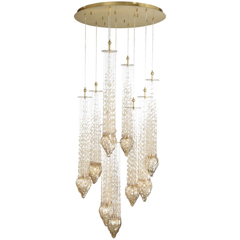 Cascata 9 Light 36 inch Bronze Chandelier Ceiling Light