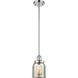 Small Bell LED 5 inch Polished Chrome Pendant Ceiling Light, Ballston