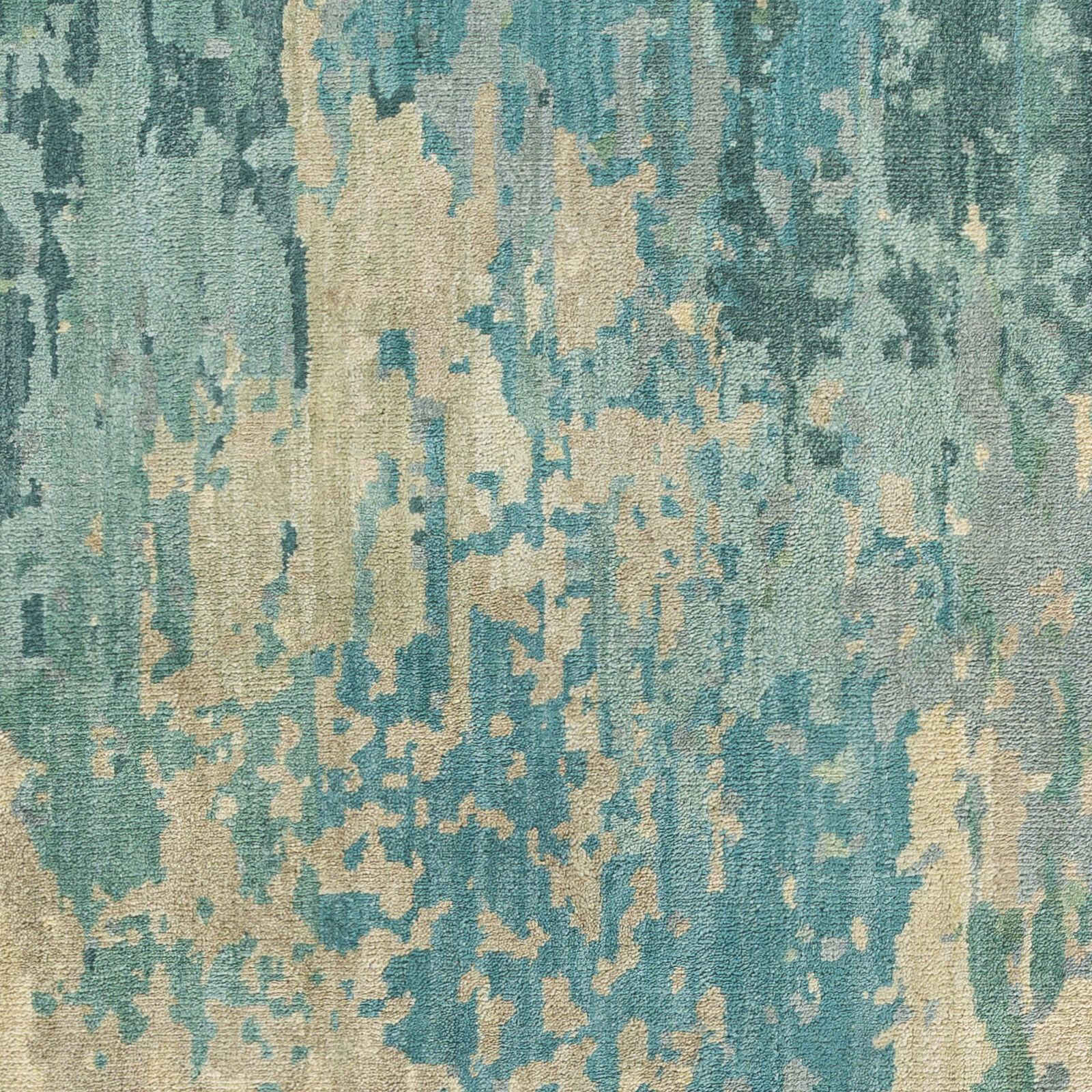 Windsor 36 X 24 inch Teal Rug, Rectangle