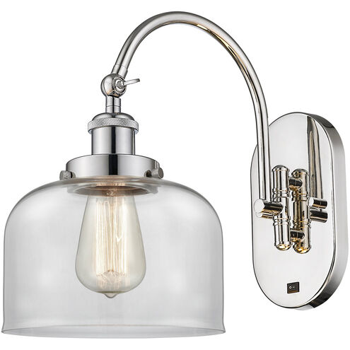 Franklin Restoration Bell 1 Light 8 inch Polished Nickel Sconce Wall Light