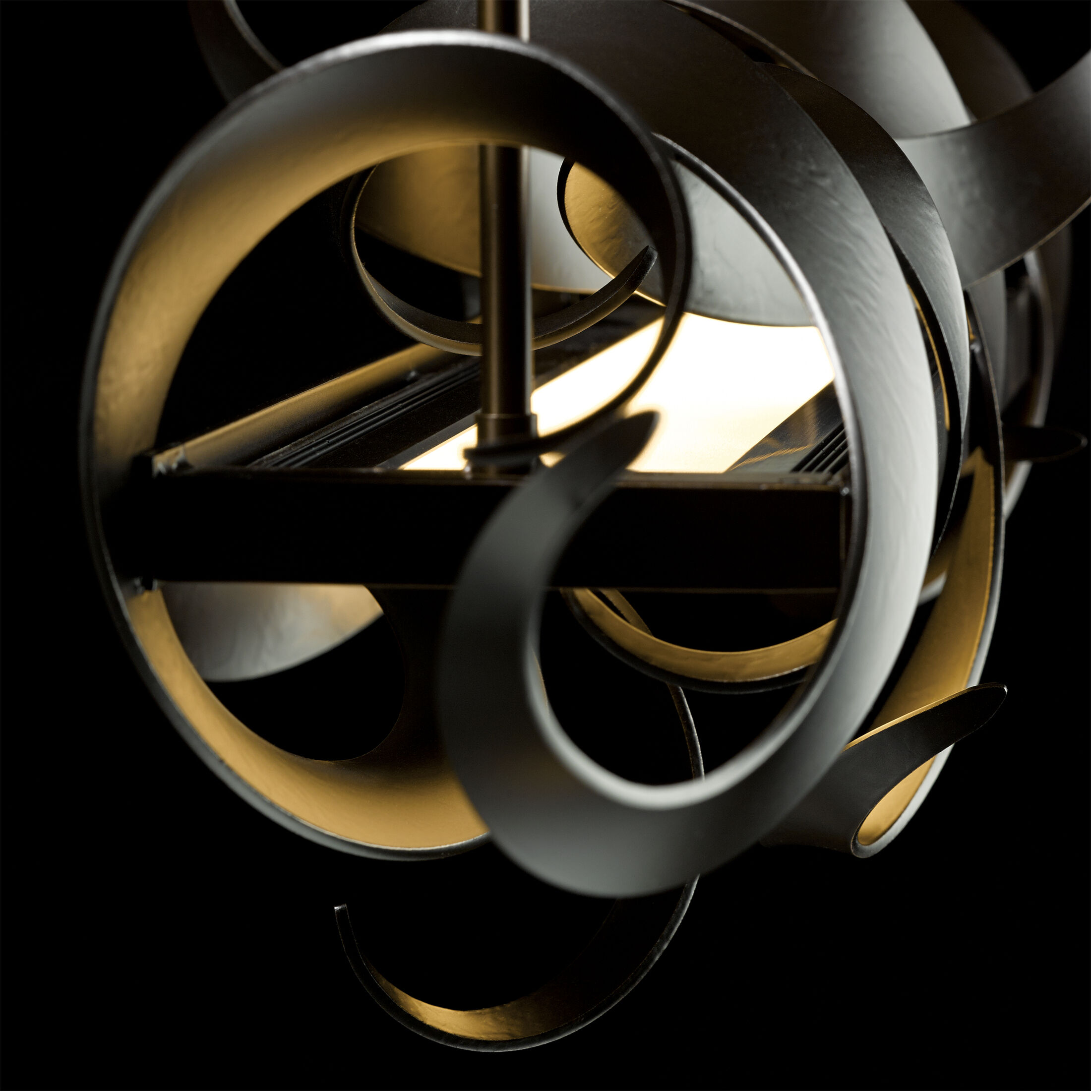 Folio LED 37.8 inch Dark Smoke Pendant Ceiling Light