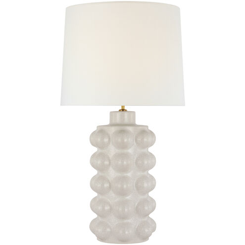 AERIN Vedra 33.5 inch 15.00 watt Bone Craquelure Table Lamp Portable Light