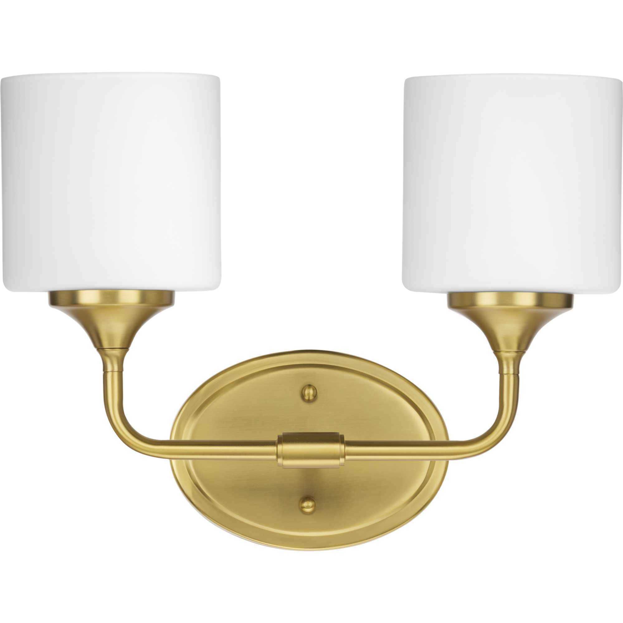 Lynzie 2 Light 14.5 inch Brushed Gold Bath Vanity Light Wall Light