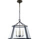 Chapman & Myers Darlana 4 Light 24.5 inch Aged Iron Pendant Ceiling Light