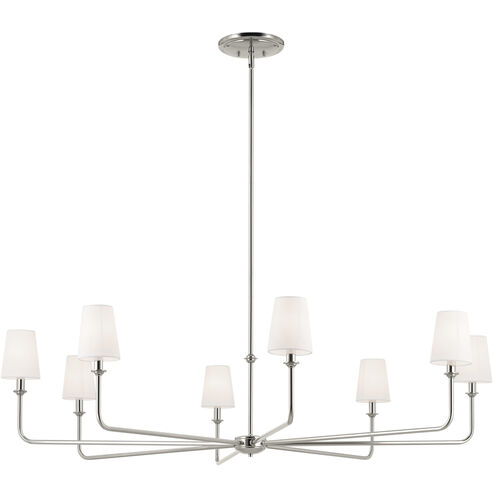 Pallas 8 Light Polished Nickel Chandelier Ceiling Light