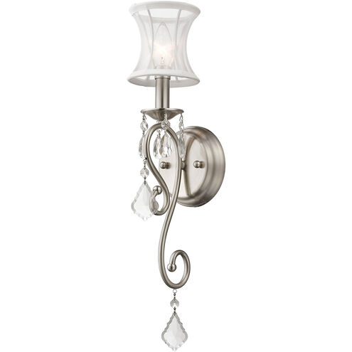 Newcastle 1 Light 5 inch Brushed Nickel Wall Sconce Wall Light