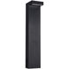 Evans 120-277V 24.00 watt Black Exterior Bollard