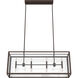 Felippe 8 Light 40 inch Onyx Bengal Linear Chandelier Ceiling Light