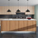 Allison 1 Light 14 inch Shiny Black Mini Pendant Ceiling Light