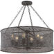 Jasmine 6 Light 25 inch Forged Bronze Chandelier Ceiling Light