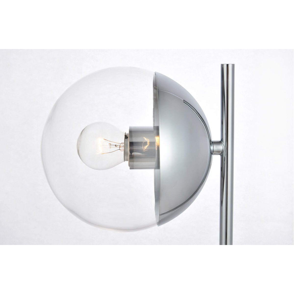 Eclipse 22 inch 40 watt Chrome Table Lamp Portable Light