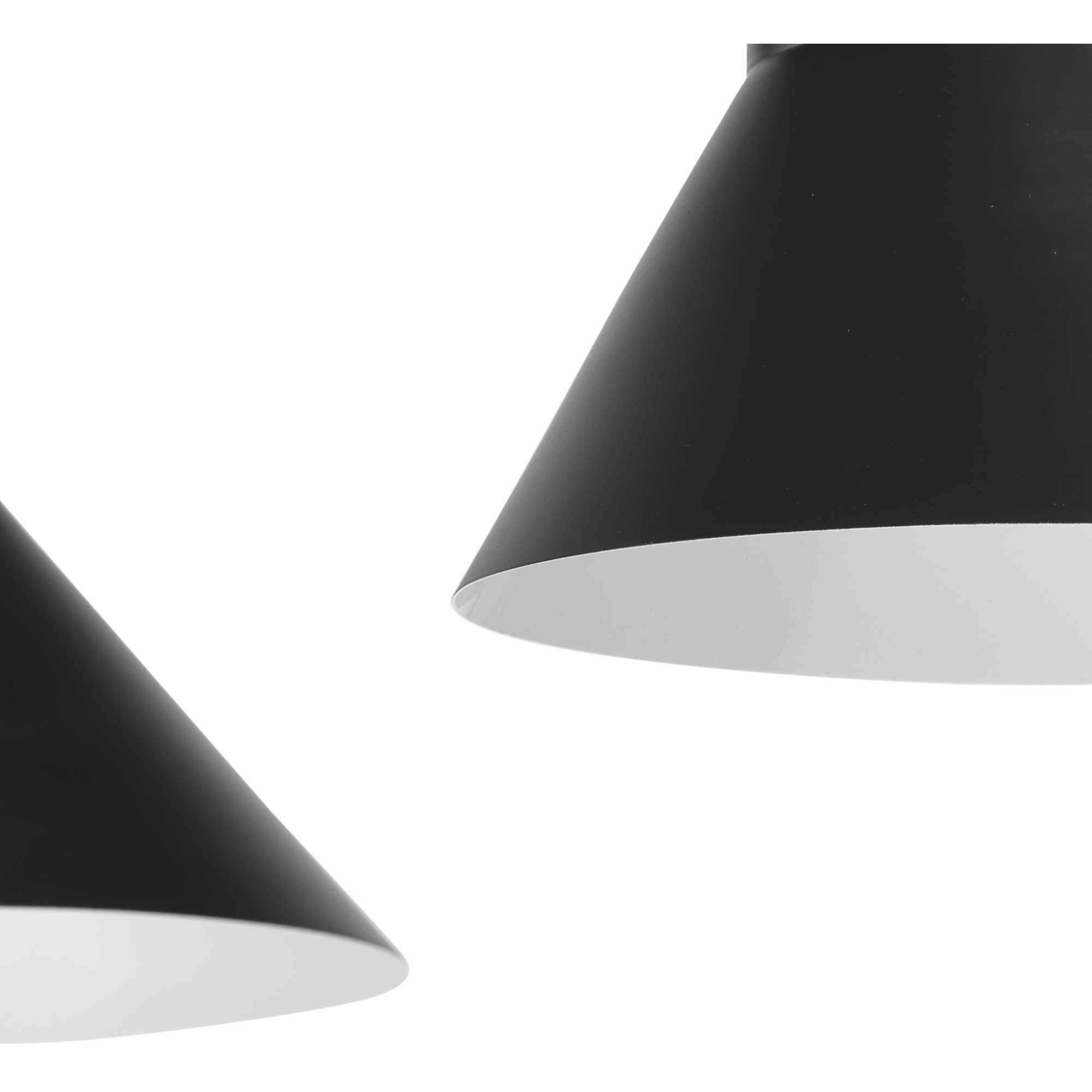 Trimble 4 Light 54.12 inch Matte Black Chandelier Ceiling Light, Design Series