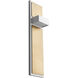 Guapo 2 Light White/Aged Brass Sconce Wall Light in 4000K