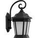 Crawford 1 Light 17 inch Textured Black Outdoor Wall Lantern, Medium