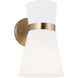 AERIN Clark 1 Light 7 inch Satin Brass Wall Bath Fixture Wall Light