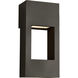 Testa LED 12 inch Antique Bronze Outdoor Wall Lantern