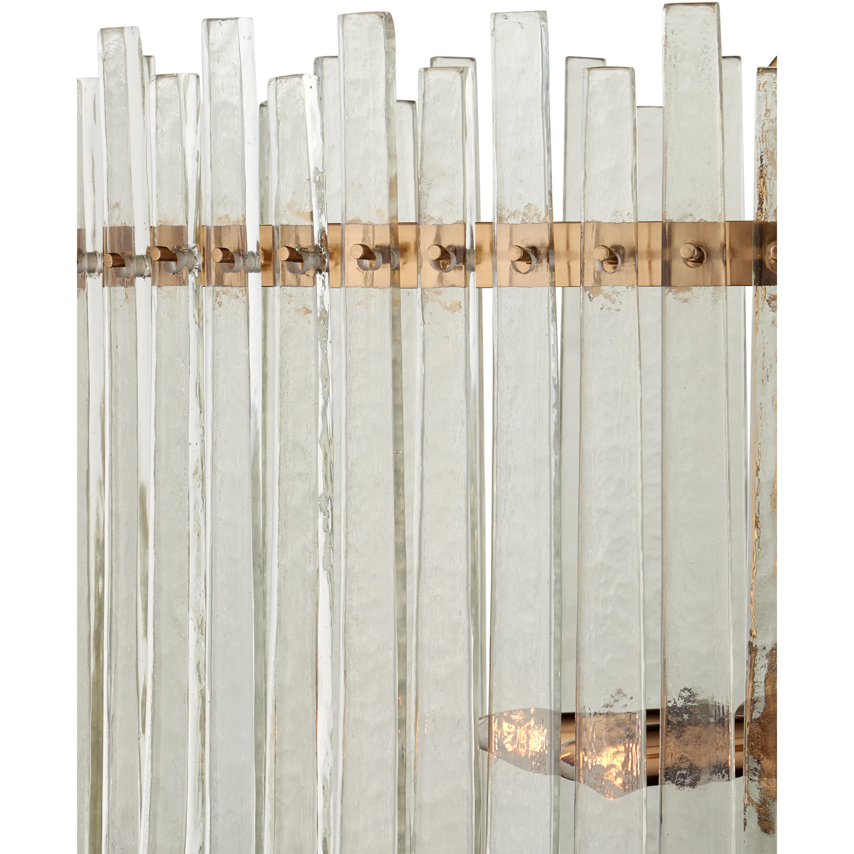 Electra 6 Light 29 inch Clear/Antique Brass Chandelier Ceiling Light