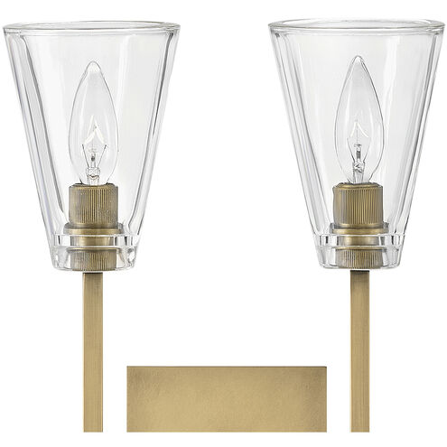 Auden LED 11 inch Heritage Brass Vanity Light Wall Light