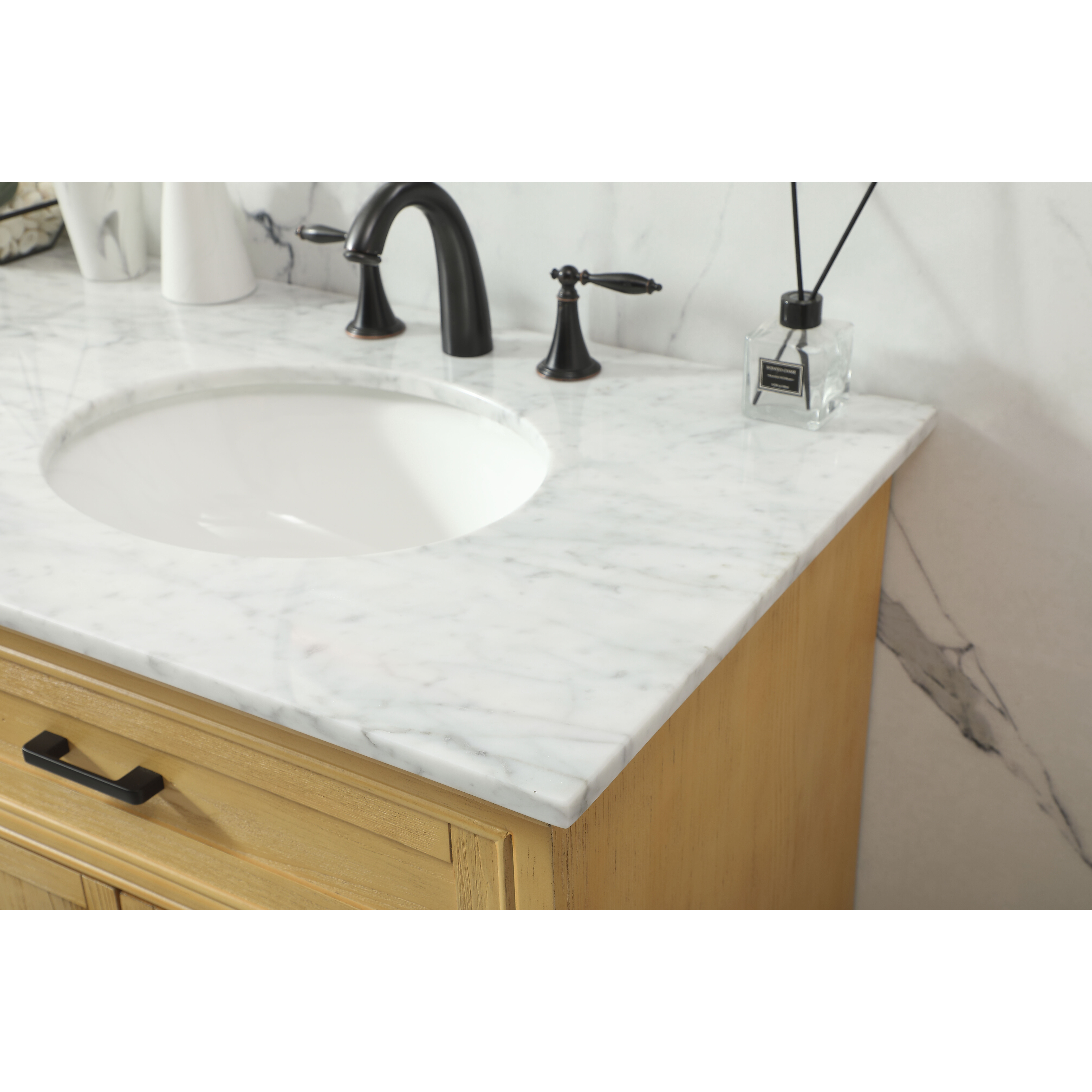 Americana 72 X 22 X 35 inch Natural Wood Vanity Sink Set