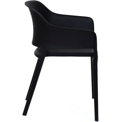 Faro Black Outdoor Dining Chair