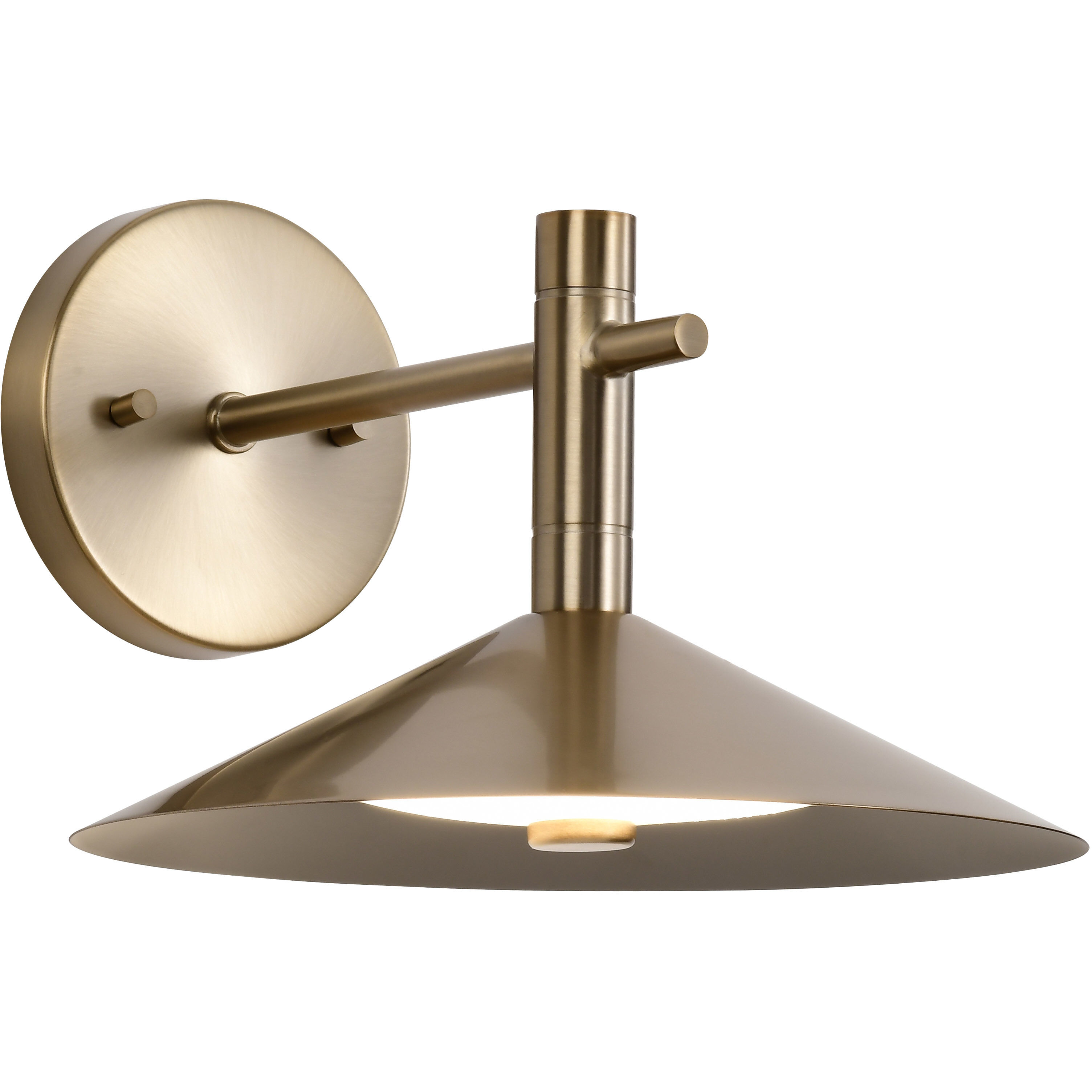 Corrine LED 9.88 inch Burnished Brass Vanity Light Wall Light