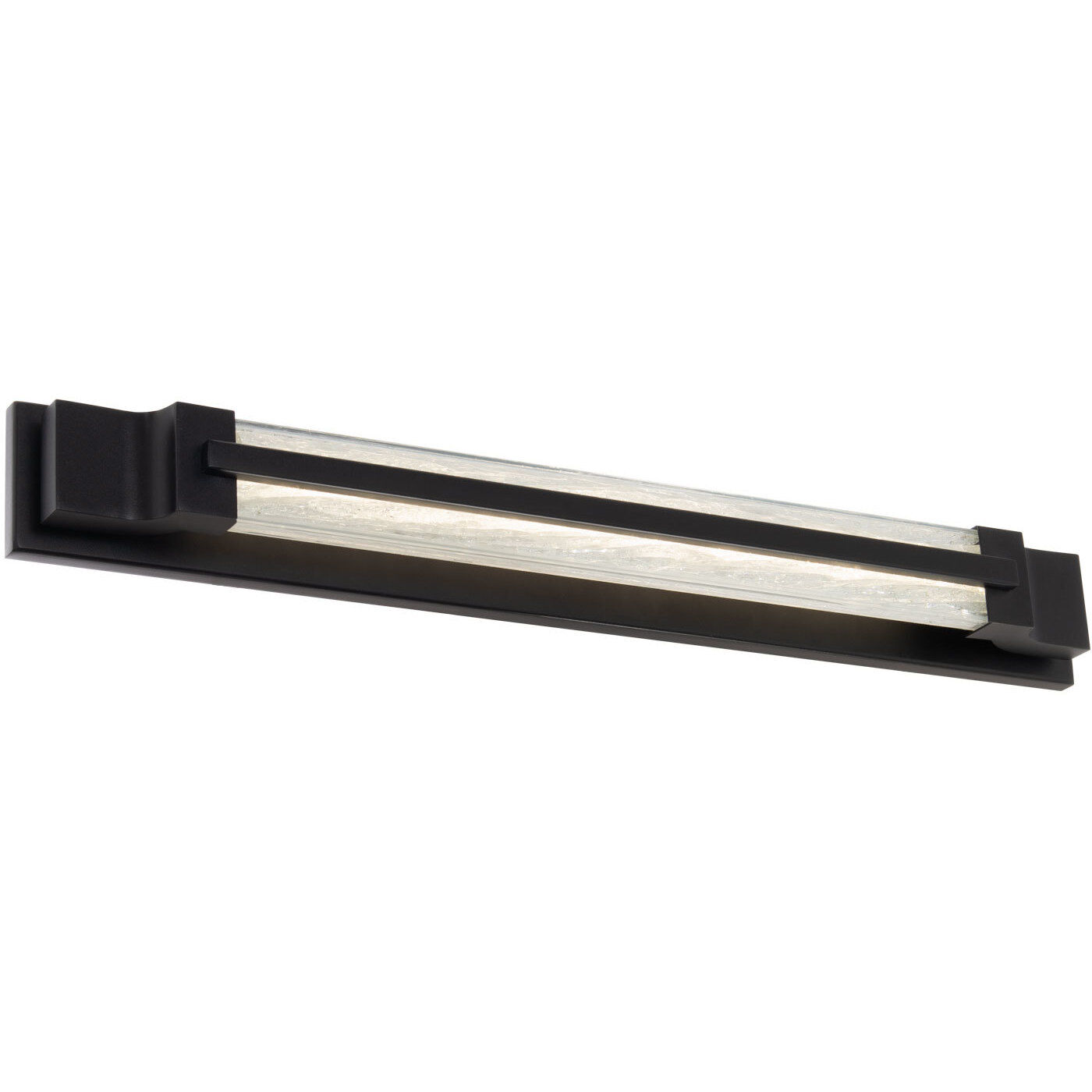Aberdeen LED 28 inch Black Bath Vanity & Wall Light, Beyond