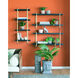 Four Tiers 44.1 X 18.1 X 9.8 inch Black Shelf