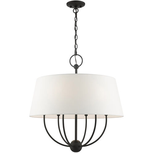 Ridgecrest 6 Light 24 inch Black Pendant Chandelier Ceiling Light