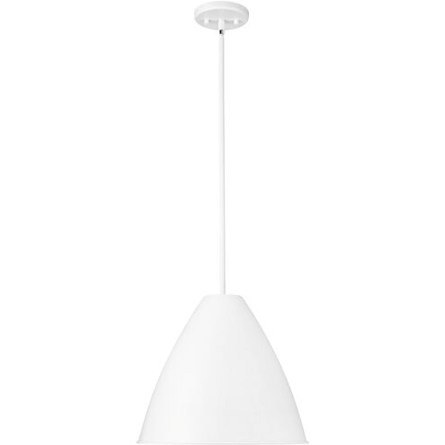 Kayman 1 Light 15 inch Matte White Indoor Pendant Ceiling Light