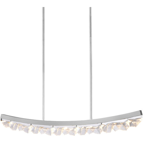 Arcus 1 Light 47.63 inch Polished Nickel Linear Pendant Ceiling Light