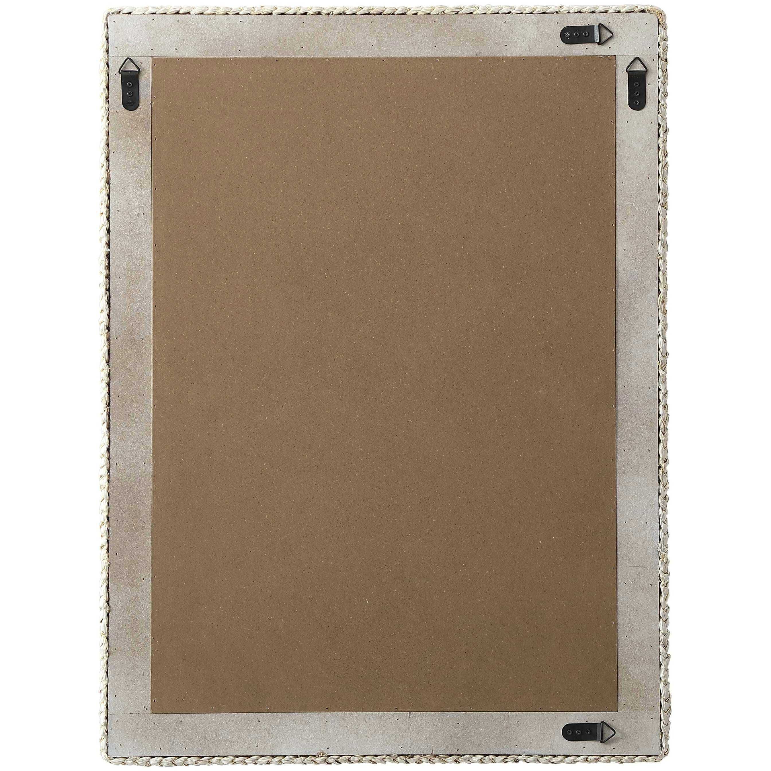 Marlowe 36 X 27 inch Linen White Mirror