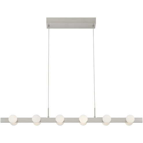 Rezz LED 36 inch Brushed Nickel Linear Pendant Ceiling Light
