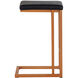 Boone 26 inch Champagne Gold / Onyx Counter Stool, Set Of 2