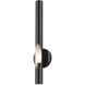 Acra 1 Light 5 inch Shiny Black ADA ADA Single Sconce Wall Light