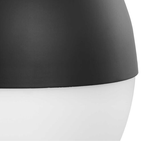 Globe LED LED Matte Black Pendant Ceiling Light, Progress LED