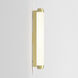 Burlington LED 4.65 inch Matte Gold Bathroom Wall Light