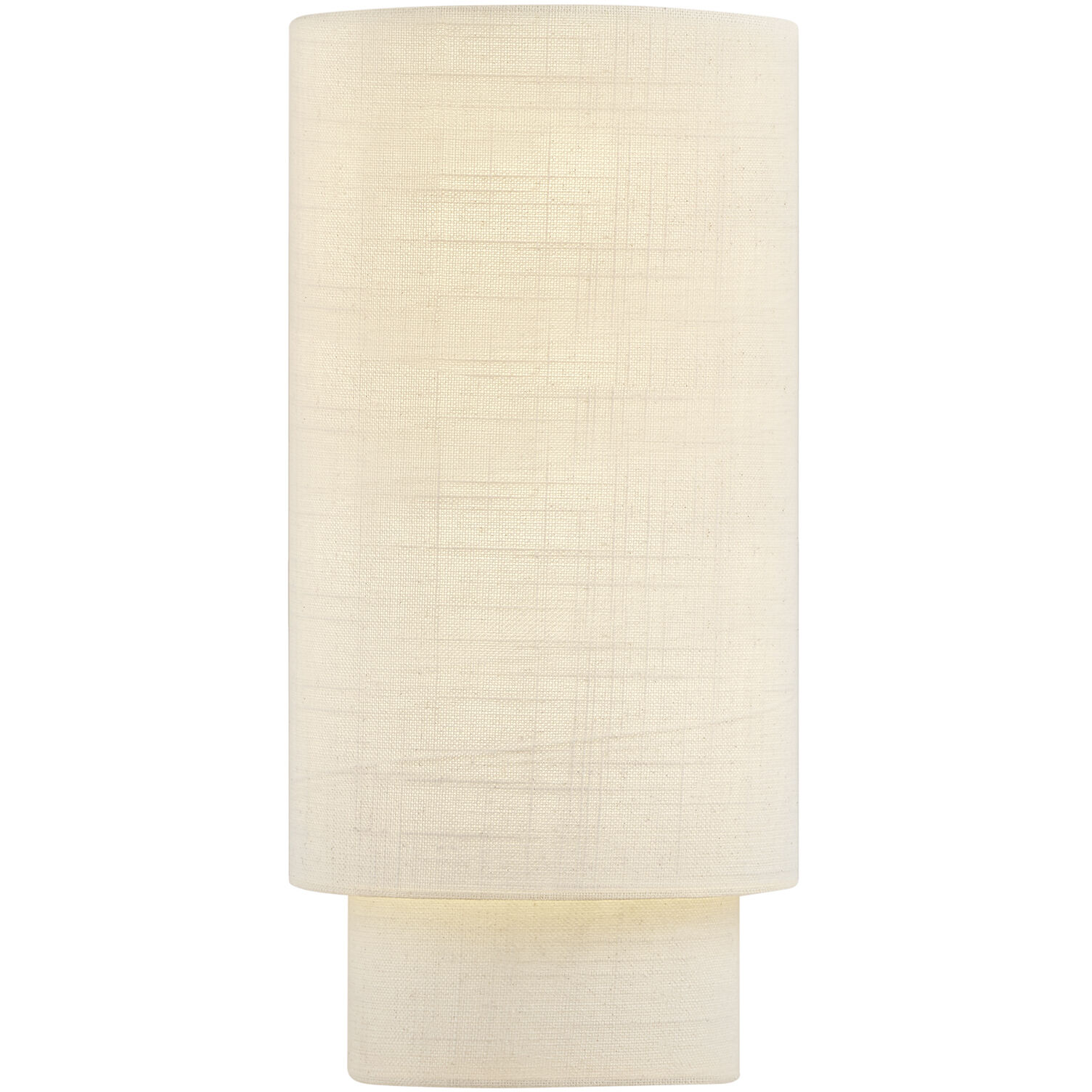 Textile Collection - Classic Family 1 Light 6.25 inch ADA Wall Sconce Wall Light in Cream, 4" D x 6.25" W x 13" H, EVOLV
