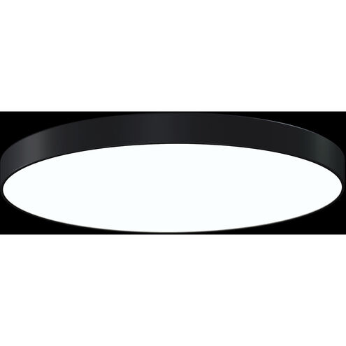 Pi LED 30 inch Satin Black Flush Mount Ceiling Light