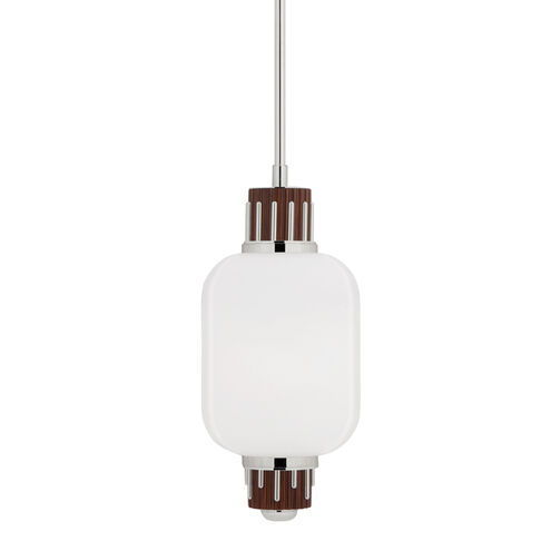 Peekskill 1 Light 10.75 inch Polished Nickel Pendant Ceiling Light