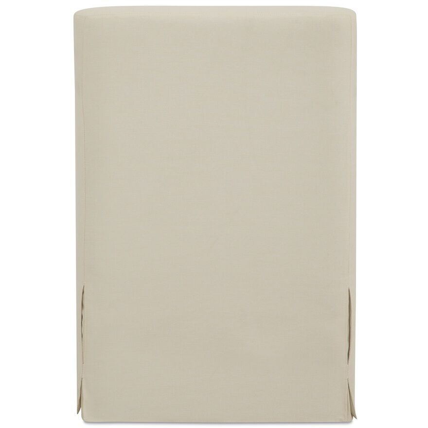 Lydia White Outdoor Slipcover Dining Chair