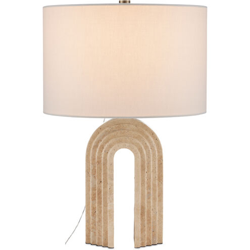 Hippodrome 21 inch 100 watt Natural Table Lamp Portable Light