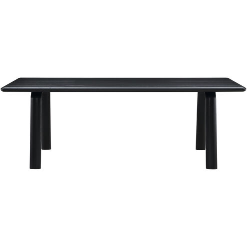 Malibu 88 X 38 inch Black Dining Table