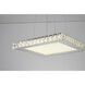 Canada LED 20.4 inch Chrome Chandelier Ceiling Light