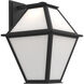Terrace LED 24 inch Textured Black Outdoor Sconce, Lantern